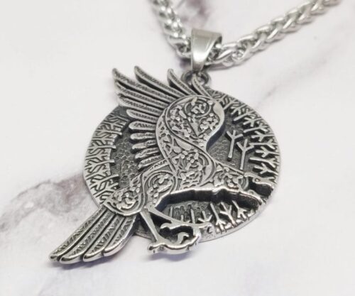Raven Amulet 5 scaled e1619606600565 Mei's Jewellery Raven & Odin sieraden