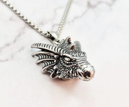 The Dragon 3 1 Mei's Viking The Dragon | ketting | Stainless Steel The Dragon 3 1