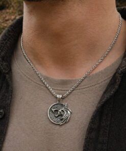 Alternative view of Mei's Muse The Wolf | ketting | Stainless Steel