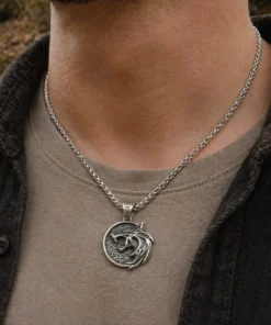 Alternative view of Mei's Muse The Wolf | ketting | Stainless Steel