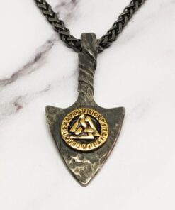 Mei's | Viking Valknut Arrow | ketting | Stainless Steel