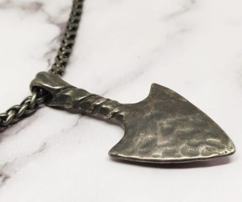 Valknut Arrow 6 scaled e1618402830801 Mei's Viking Valknut Arrow | ketting | Stainless Steel Valknut Arrow 6 scaled e1618402830801