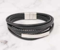 Mei's Hide Leather Ropes | armband | Leer