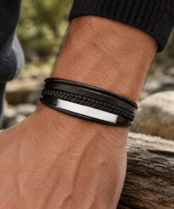 Alternative view of Mei's Hide Leather Ropes | armband | Leer