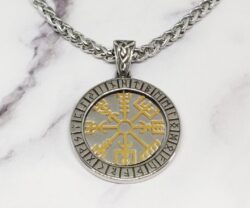Mei's Viking Spinning Amulet | ketting | Stainless Steel