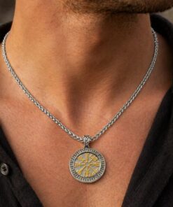 Alternative view of Mei's Viking Spinning Amulet | ketting | Stainless Steel
