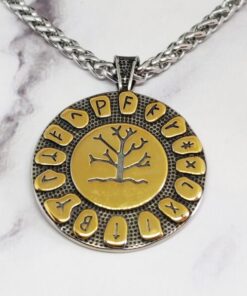 Mei's Viking Tree of Life | ketting | Stainless Steel