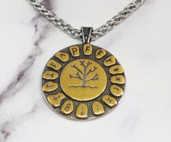 Mei's Viking Tree of Life | ketting | Stainless Steel