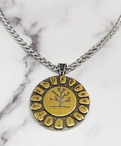 Alternative view of Mei's Viking Tree of Life | ketting | Stainless Steel