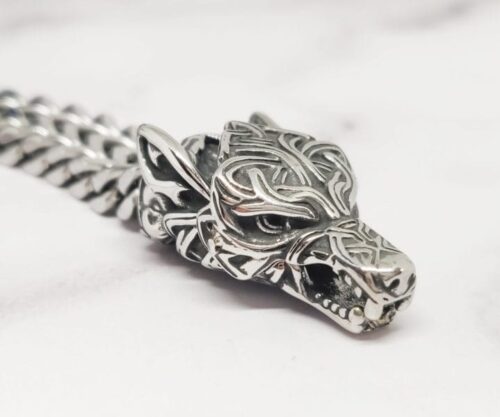 Wolf Fenrir 5 scaled e1630051594563 Mei's Viking Wolf Fenrir | armband | Stainless Steel Wolf Fenrir 5 scaled e1630051594563