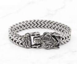 Wolf Fenrir lichter Mei's Jewellery Mei's Viking Wolf Fenrir | armband | Stainless Steel