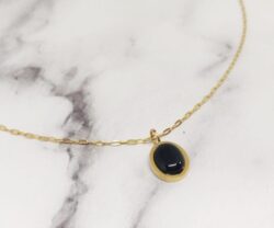 Mei's Everest It's Black or White | ketting | Edelsteen