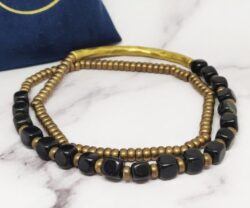 Mei's Tibetan Copper Onyx | armband | Edelsteen