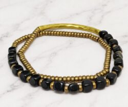 Mei's Tibetan Copper Onyx | armband | Edelsteen