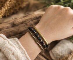 Alternative view of Mei's Tibetan Copper Onyx | armband | Edelsteen
