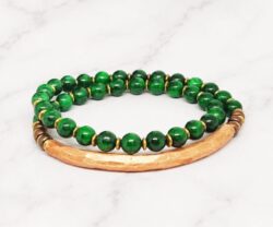 Coppery Jade 1 Mei's Jewellery Mei's Tibetan Coppery Jade | armband | Edelsteen