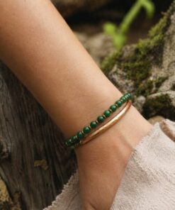 Alternative view of Mei's Tibetan Coppery Jade | armband | Edelsteen