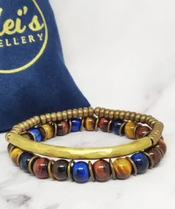 Alternative view of Mei's Tibetan Tibetan Tiger | armband | Edelsteen