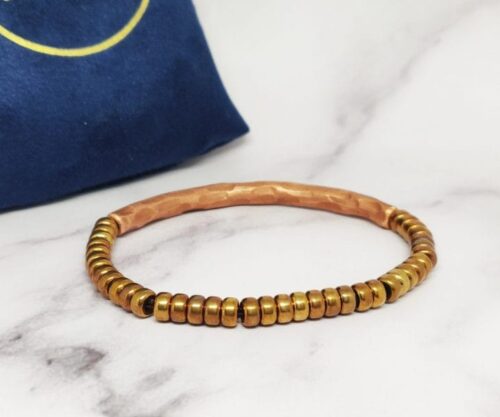 Copper Beaded 5 scaled e1635855562412 Mei's Tibetan Copper Beaded | armband | Koper Copper Beaded 5 scaled e1635855562412