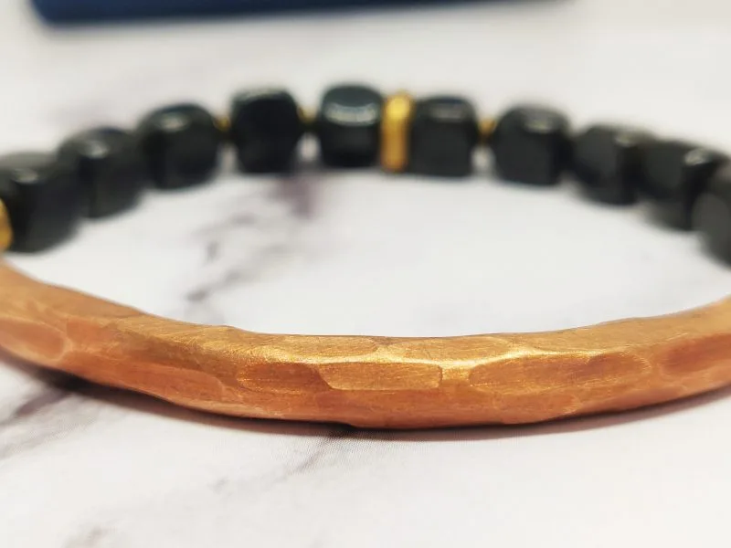 Mei's Tibetan Onyx Cubes | armband | Edelsteen - Afbeelding 5