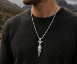 Alternative view of Mei's Viking Big Nordic Spear | ketting | Stainless Steel