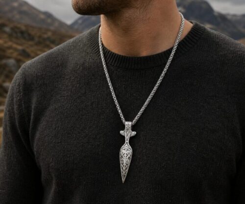 Alternative view of Mei's Viking Big Nordic Spear | ketting | Stainless Steel