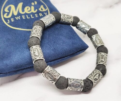 Lava Rune 2 scaled e1642598185141 Mei's Viking Lava Rune | armband | Stainless Steel Lava Rune 2 scaled e1642598185141