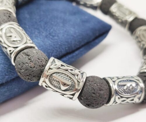 Lava Rune 3 scaled e1642598149741 Mei's Viking Lava Rune | armband | Stainless Steel Lava Rune 3 scaled e1642598149741