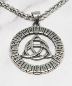 Mei's Viking Runic Trinity | ketting | Stainless Steel