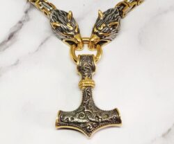 Mei's Viking Wolf Hammer | ketting | Stainless Steel