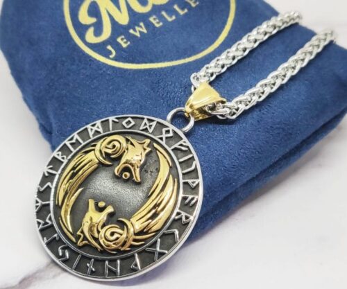 Wolves Of Odin 3 scaled e1643120950816 Mei's Viking Wolves Of Odin | ketting | Stainless Steel Wolves Of Odin 3 scaled e1643120950816