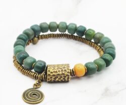 Mei's Tibetan Copper Bodhi | armband | Hout