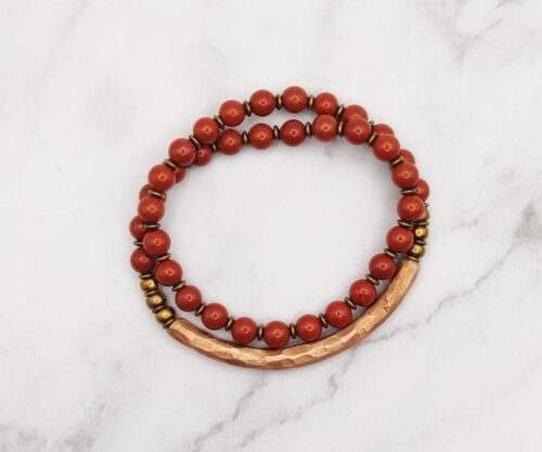 Coppery Jasper 9 scaled e1645527533945 Mei's Tibetan Coppery Jasper | armband | Edelsteen Coppery Jasper 9 scaled e1645527533945