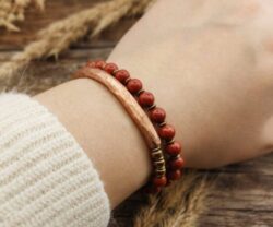 Alternative view of Mei's Tibetan Coppery Jasper | armband | Edelsteen