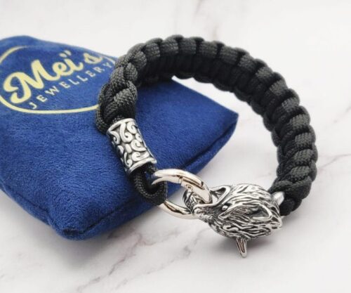 Surviving Wolf 2 scaled e1644413360921 Mei's Viking Surviving Wolf | armband | Paracord Surviving Wolf 2 scaled e1644413360921