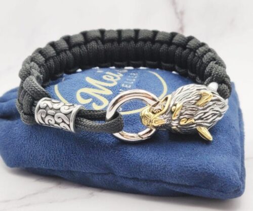 Surviving Wolf 9 scaled e1644413247148 Mei's Viking Surviving Wolf | armband | Paracord Surviving Wolf 9 scaled e1644413247148
