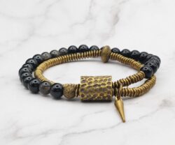 Mei's Tibetan Copper Obsidian | armband | Edelsteen