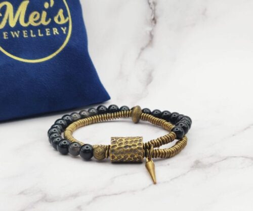 Copper Obsidian 5 scaled e1646915548806 Mei's Tibetan Copper Obsidian | armband | Edelsteen Copper Obsidian 5 scaled e1646915548806