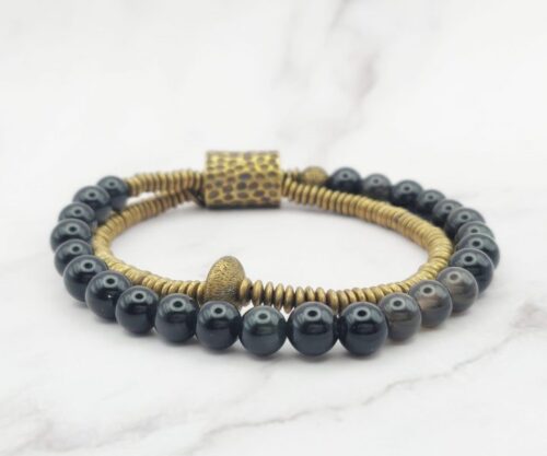 Copper Obsidian 9 scaled e1646915620742 Mei's Tibetan Copper Obsidian | armband | Edelsteen Copper Obsidian 9 scaled e1646915620742