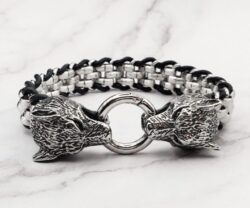 Mei's Viking Geri & Freki | armband | Stainless Steel