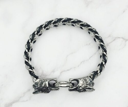 Geri Freki 10 scaled e1648555171953 Mei's Viking Geri & Freki | armband | Stainless Steel Geri Freki 10 scaled e1648555171953
