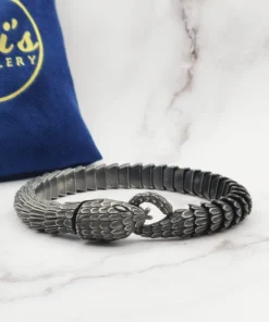 Alternative view of Mei's Viking The Serpent | armband | Stainless Steel