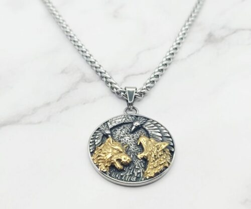 Ravens Wolves 3 scaled e1649418336689 Mei's Viking Ravens & Wolves | ketting | Stainless Steel Ravens Wolves 3 scaled e1649418336689