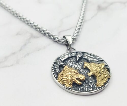 Ravens Wolves 4 scaled e1649418346975 Mei's Viking Ravens & Wolves | ketting | Stainless Steel Ravens Wolves 4 scaled e1649418346975