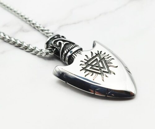 Spear of Odin 4 Mei's Viking Spear of Odin | ketting | Stainless Steel Spear of Odin 4