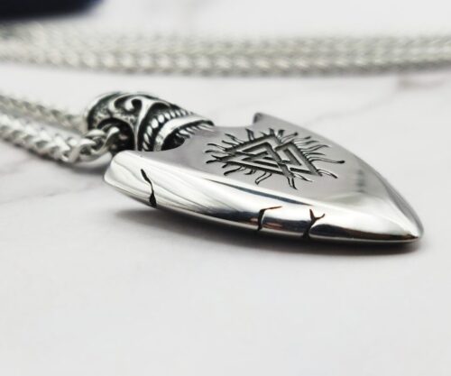 Spear of Odin 5 Mei's Viking Spear of Odin | ketting | Stainless Steel Spear of Odin 5