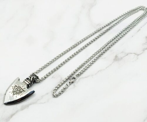 Spear of Odin 8 Mei's Viking Spear of Odin | ketting | Stainless Steel Spear of Odin 8