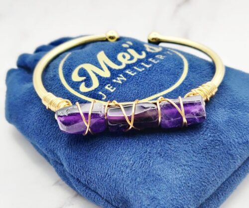 Rocky Bangle 1 Mei's Everest Rocky Bangle | armband | Edelsteen Rocky Bangle 1