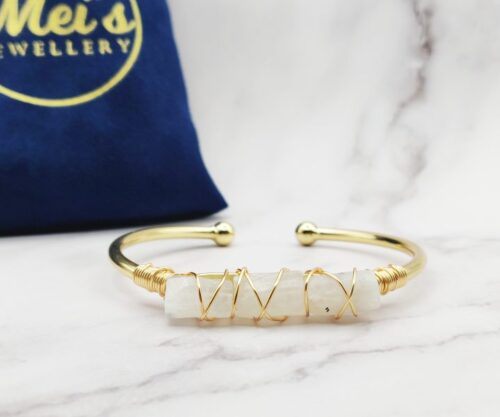 Rocky Bangle 11 Mei's Everest Rocky Bangle | armband | Edelsteen Rocky Bangle 11