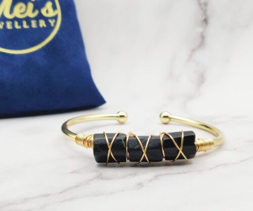 Rocky Bangle 13 Mei's Everest Rocky Bangle | armband | Edelsteen Rocky Bangle 13